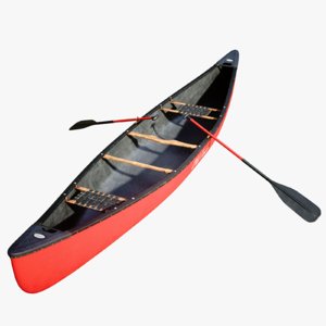 3D octane canoe model