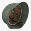 3D mask wwii helmet 01 model