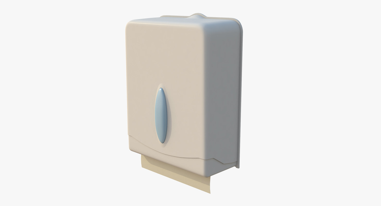 Paper towel dispenser 3D model - TurboSquid 1193277