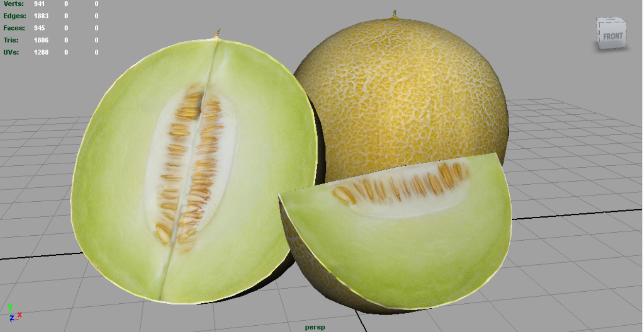 galia melon3d模型