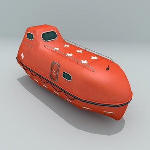 3D lifeboat enclosed