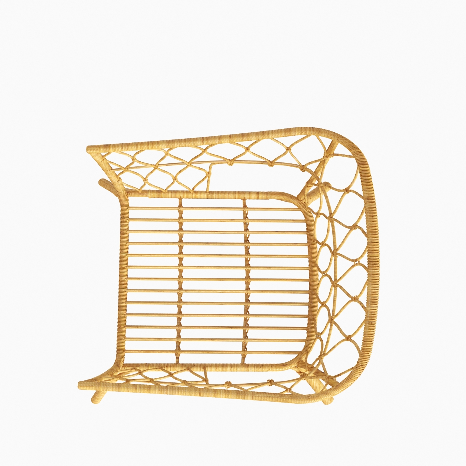 Rattan chair ikea stockholm model TurboSquid 1193358