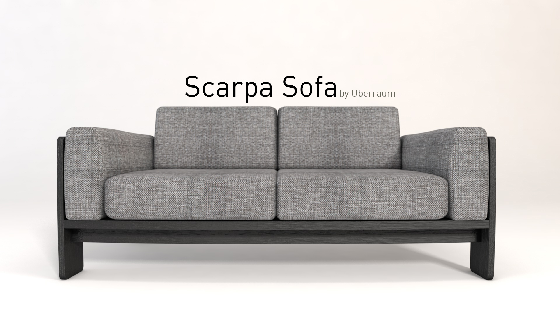 3d Scarpa Sofa Model Turbosquid 1193457