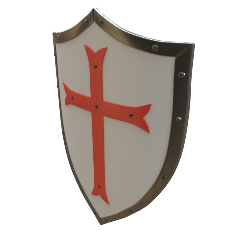 Crusader shield model - TurboSquid 1193644