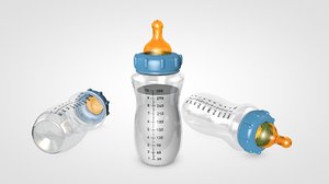 baby bottle 3D