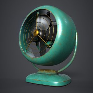 3D vornado vintage fan