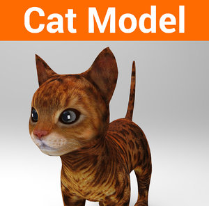 3D cute cat