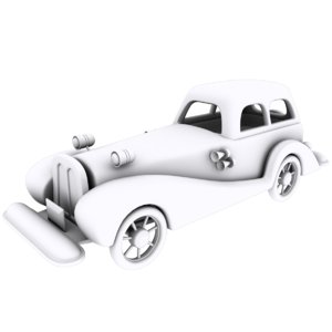 3D toy car model