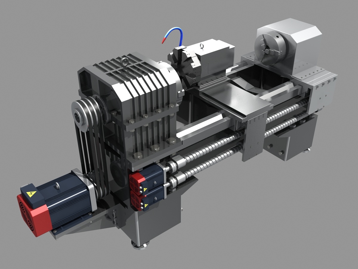 Cnc machine tool 02 3D model - TurboSquid 1193892