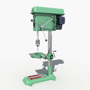 drilling machine 3D model