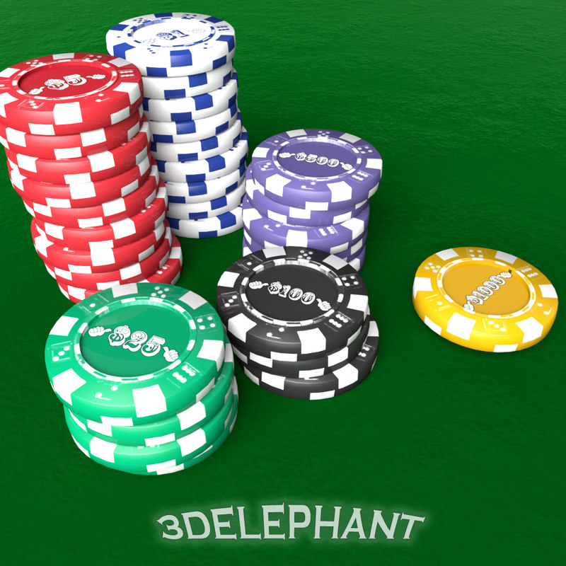 Poker chip 3D model TurboSquid 1193918