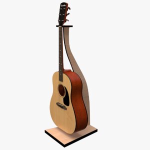 guitar stand 3d model