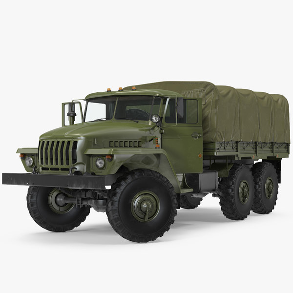 Ural 4320 truck 6x6 3D - TurboSquid 1193988