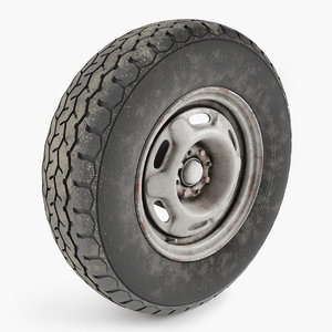 3D wheel tire vaz 2108 model