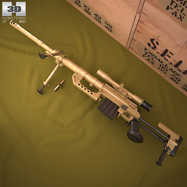 Cheytac M 200 3D Model TurboSquid 1194275