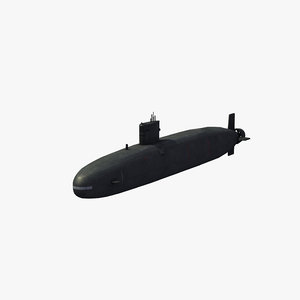 3D trafalgar class attack submarine