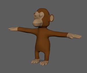 little monkey 3D model