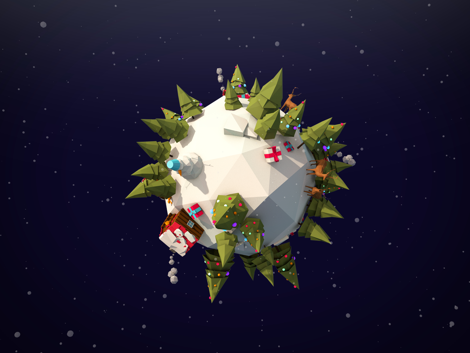 Christmas 3d model. Лоу Поли Планета. 3д Лоу Поли планеты. 3d модель планеты Low Poly. Низкополигональная земля.