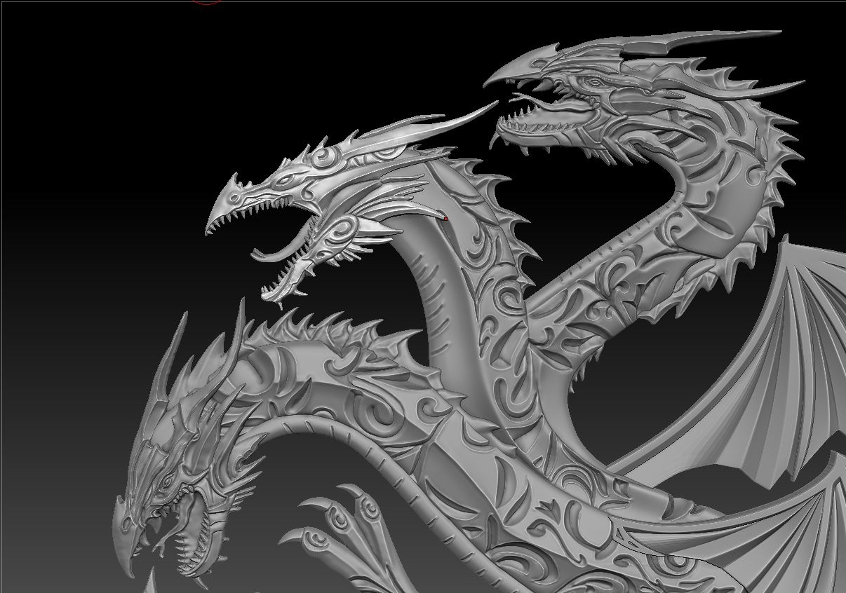 3D dragon cnc decoration model - TurboSquid 1194543