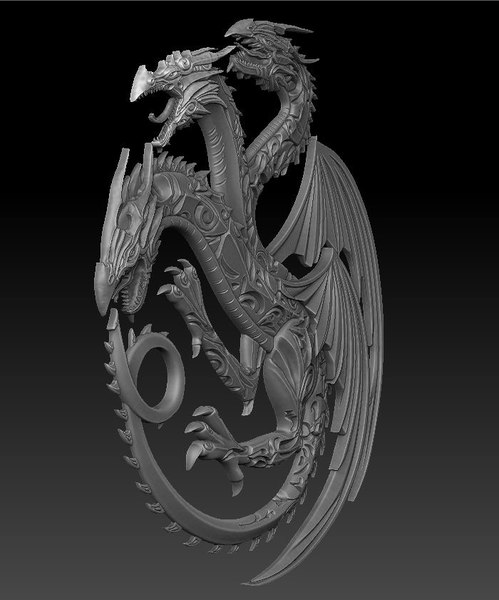 3D dragon cnc decoration model - TurboSquid 1194543