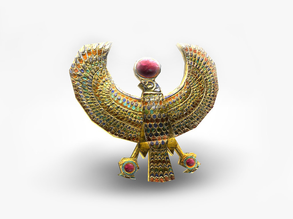  Horus  statue 3D  model  TurboSquid 1194735