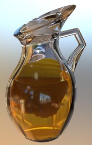 honey jug 3D model
