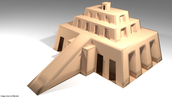 3d Chogha Zanbil Ziggurat Model Turbosquid 1194875