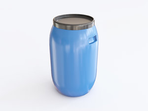 3D plastic barrel 120 liters