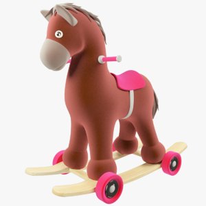 toy horse 3D model