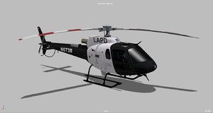 3D eurocopter as350