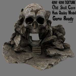 skull cave 3D model
