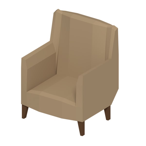 3D simple chair model