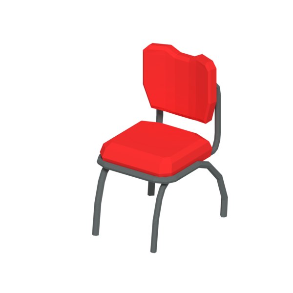 simple chair 3D model