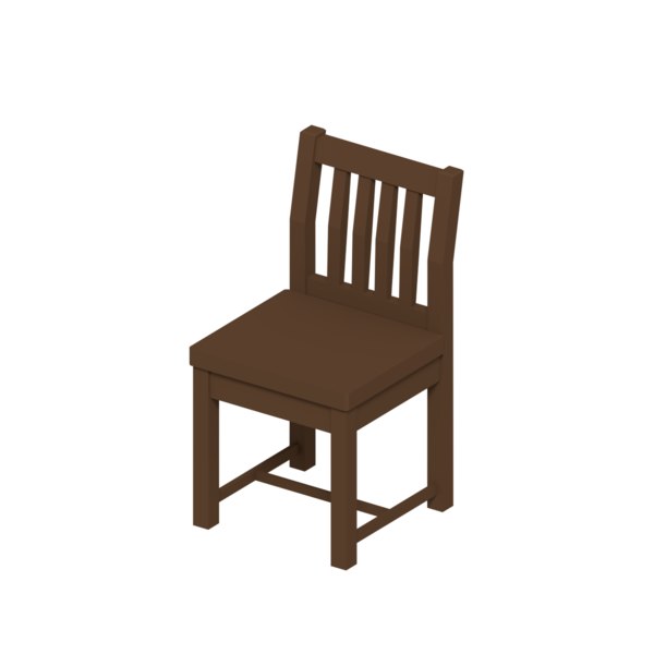 3D simple chair model