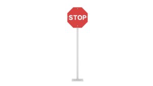 traffic stop 3D model