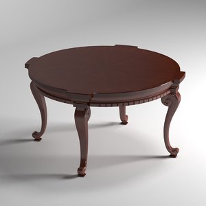 classic table 3D model
