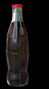 coca cola glass bottle model