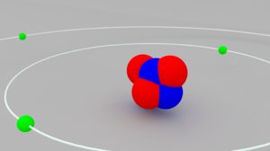 lithium atom 3D model