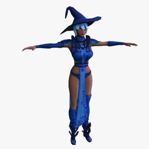 witch 3D model