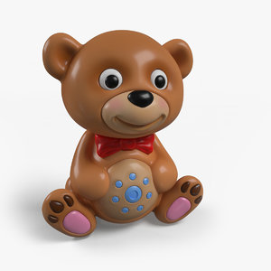 3D teddy bear model
