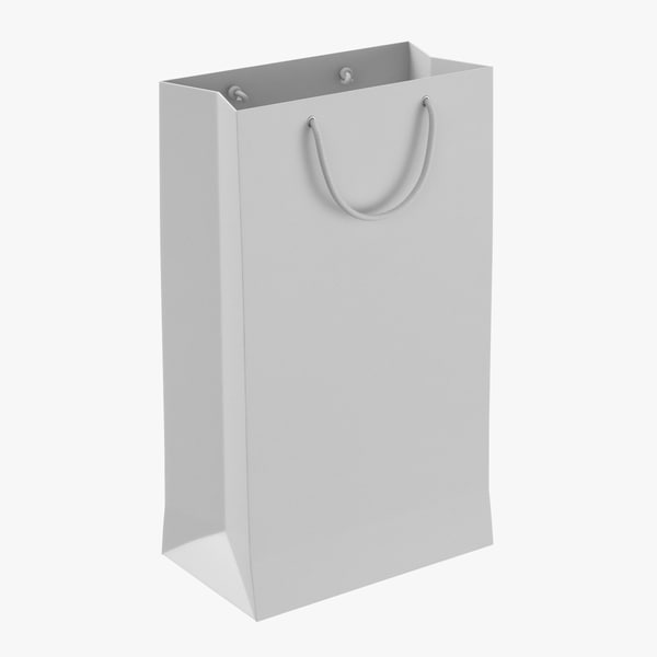 3D paper shopping bag string