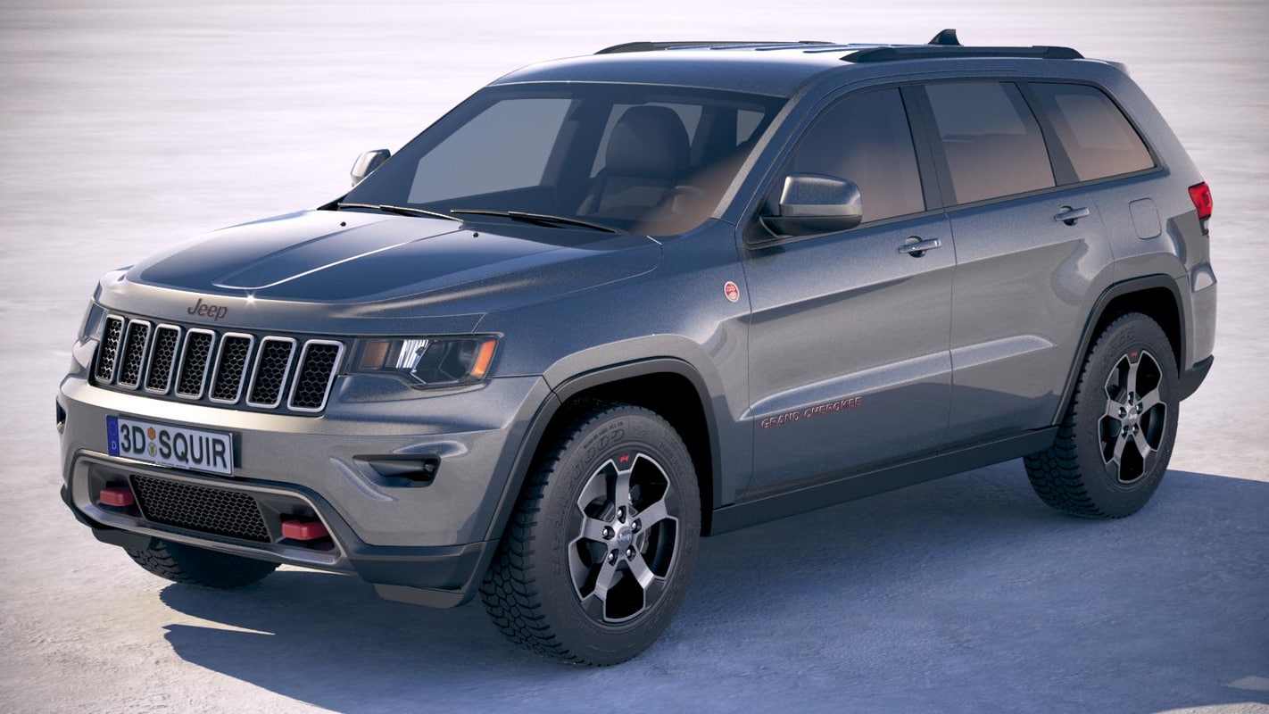 3d Jeep Grand Cherokee Model Turbosquid