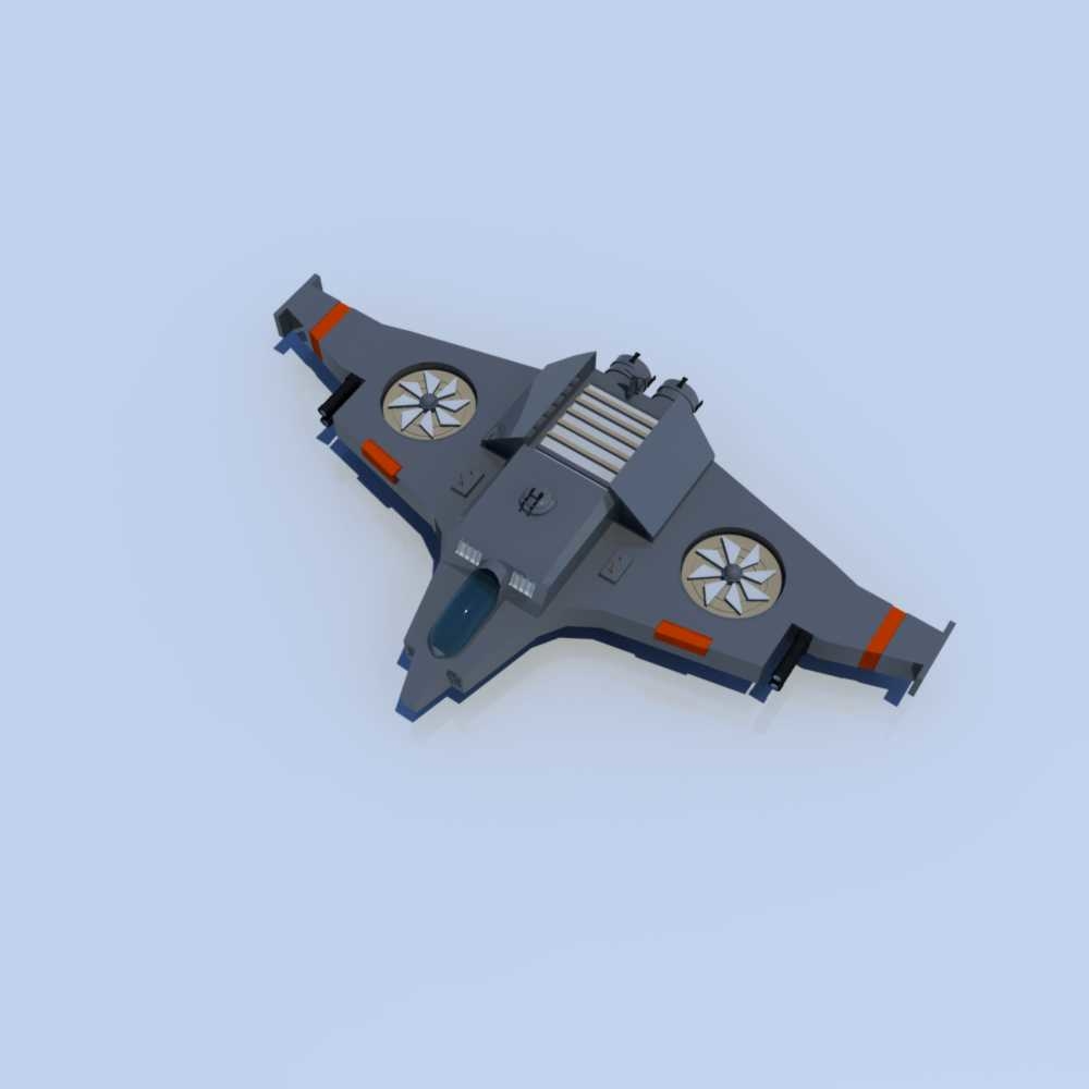 sc-fi宇宙飞船3d模型