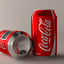 3D coca-cola set coca cola model