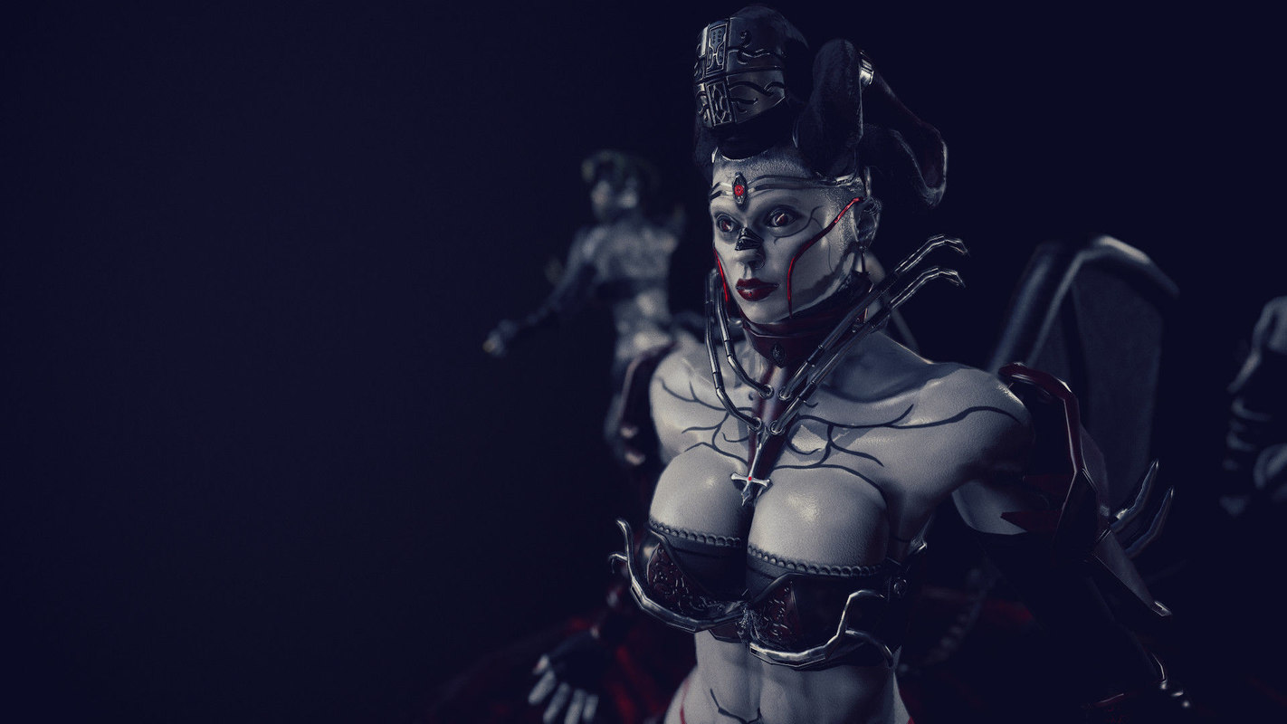 3d Demon Succubus Demoness Model Turbosquid