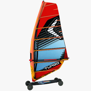 3D windsurf mountain board