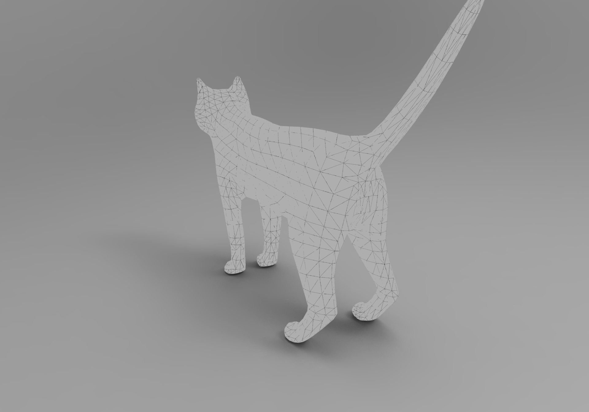 警察猫操纵模型3d模型