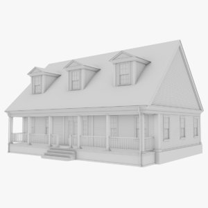 colonial house model