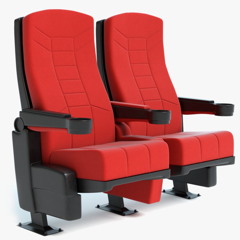 Theater seats 3D model TurboSquid 1196161