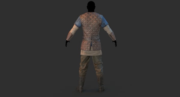 Viking warrior clothes 3D model - TurboSquid 1196253